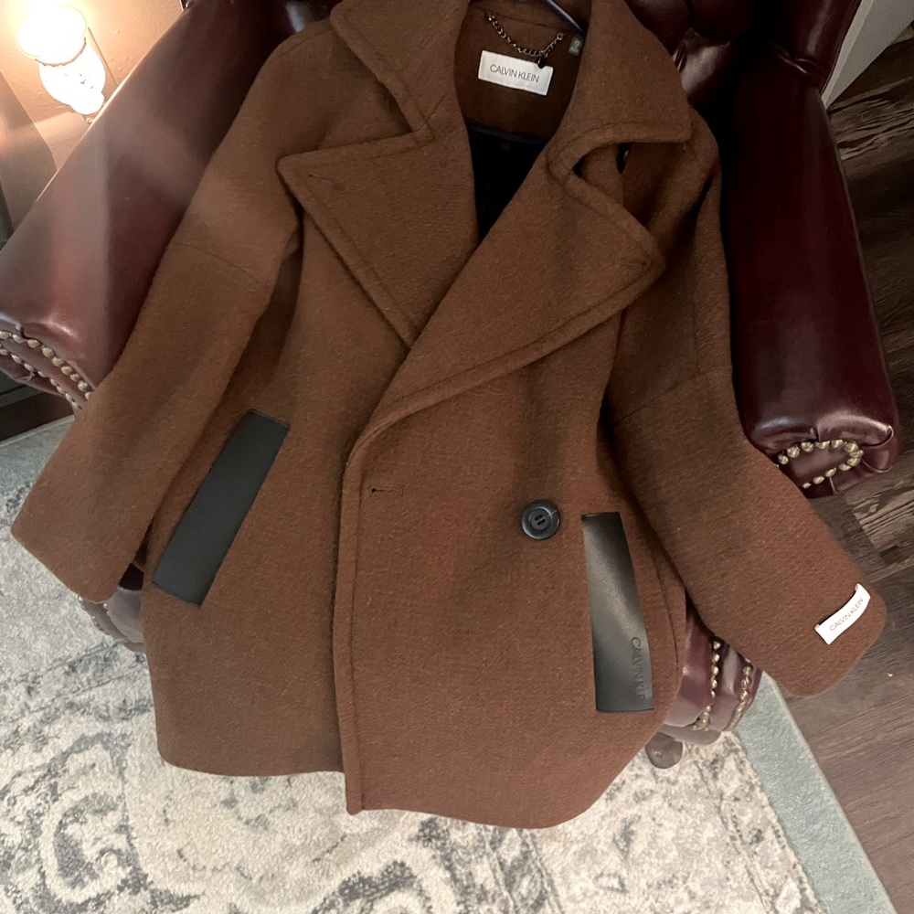 Calvin Klein Wool Peacoat